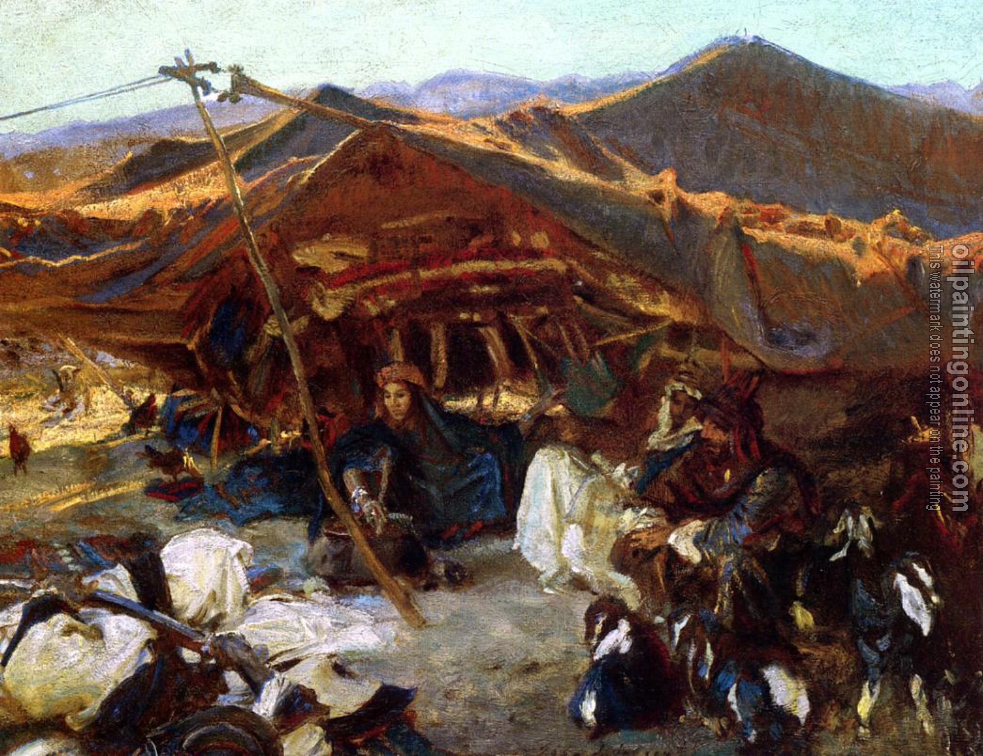 Sargent, John Singer - Bedouin Encampment